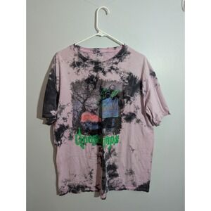 Goosebumps Horrorland Tie Dye T-Shirt Mens XLarge Purple Graphic Retro 90s Tee